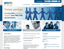 Tablet Screenshot of geyvo.fr